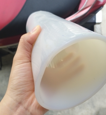 ống silicone trắng