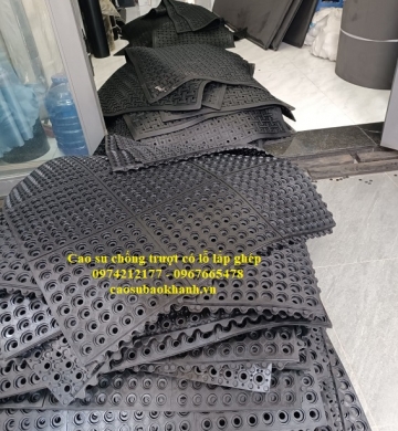 Cao su chống trượt lắp ghép