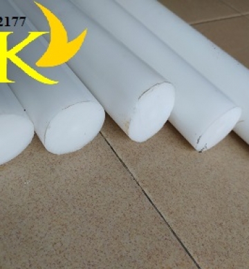 Cây nhựa pom trắng tròn đặc 