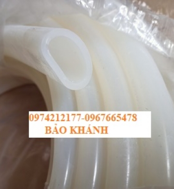 Ống silicone trắng to dày