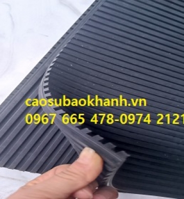 cao su chống rung sọc ngang dọc dày 10mm 